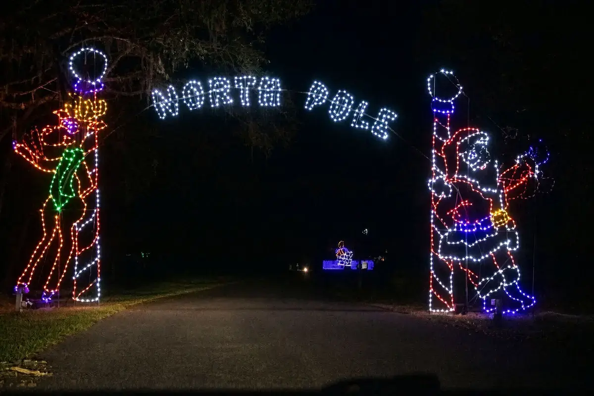 North Pole entrance arch